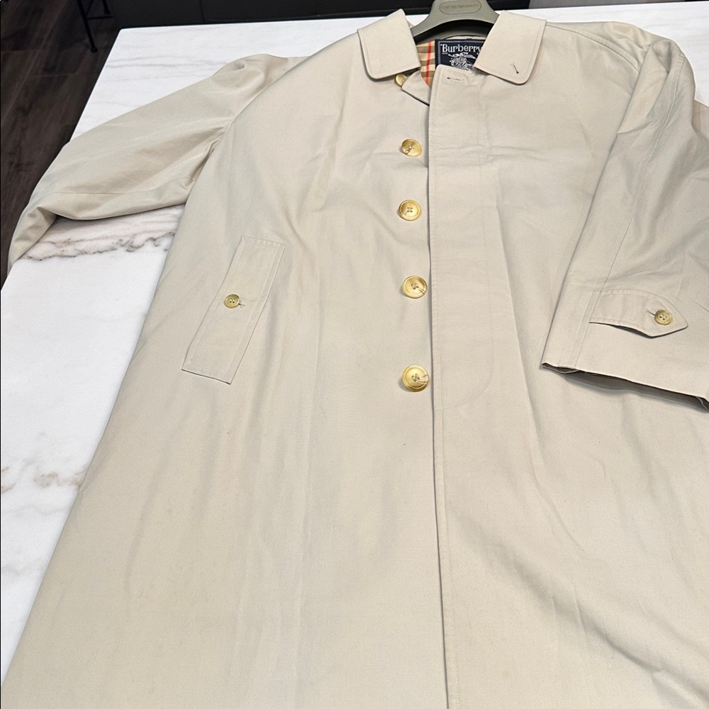 Burberry Light Tan Overcoat